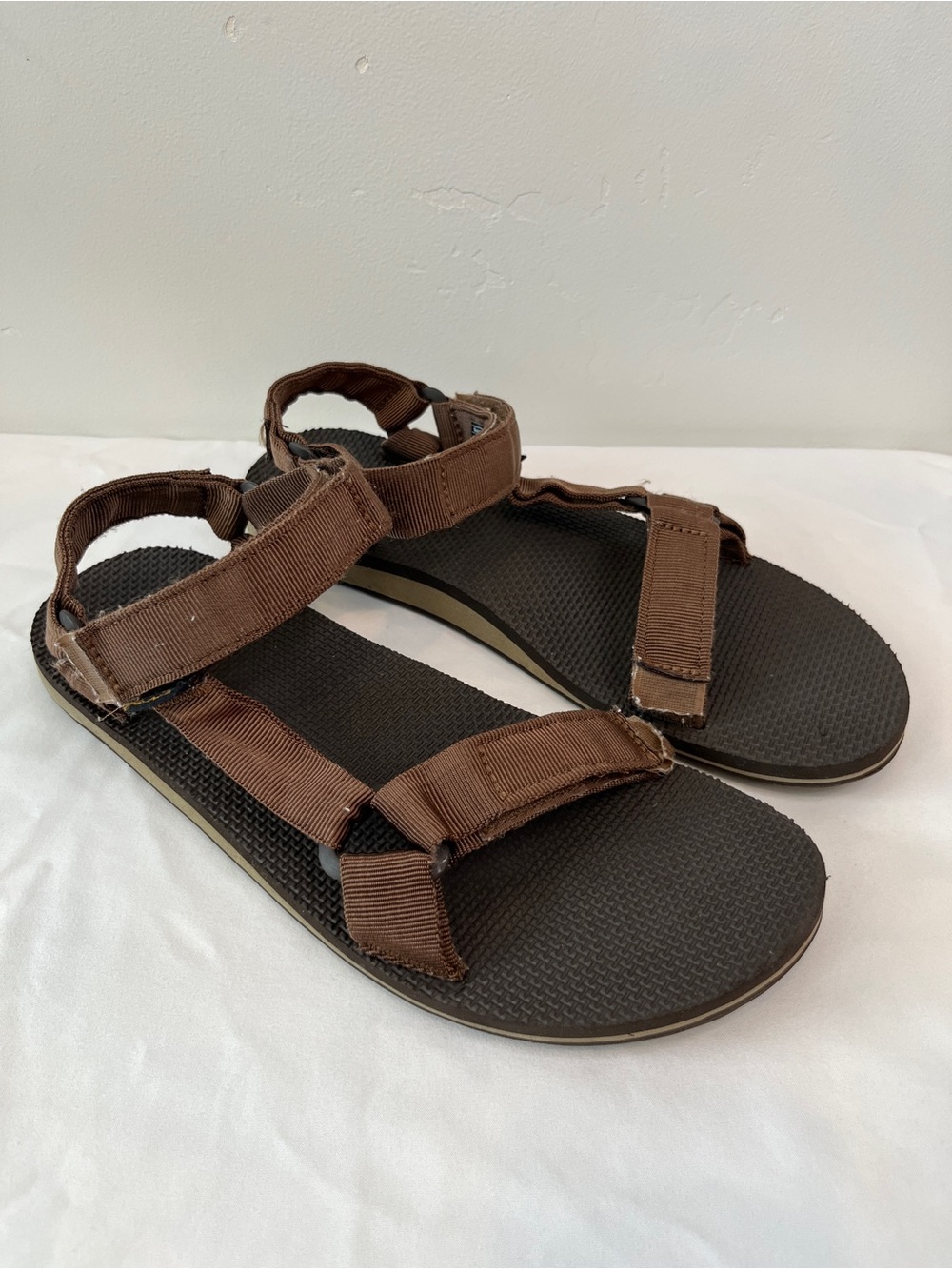 Teva Original Universal Strappy Sandals Brown Mens Size 10 1004006